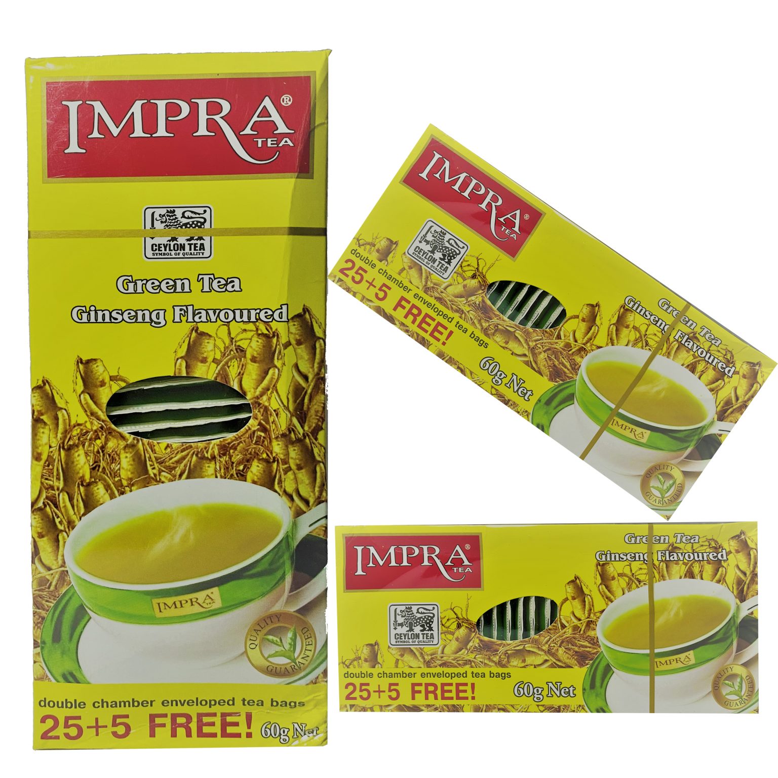 Impra Green Tea With Ginseng Flavoured Extra Nature Organic Shop