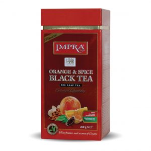 Ceylon Black Tea, 100% Pure Flavoured Orange and Spice with Natural Pieces